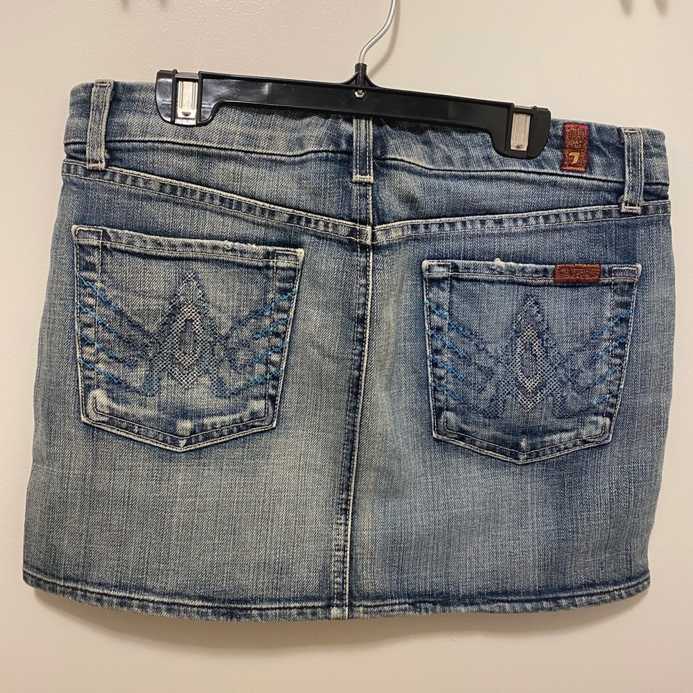 New 7 For All ManKind Mini Skirt